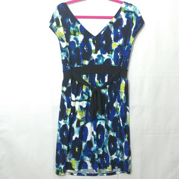 Duo Maternity Floral Sleeveless Dress Tunic Top - Picture 2 of 5